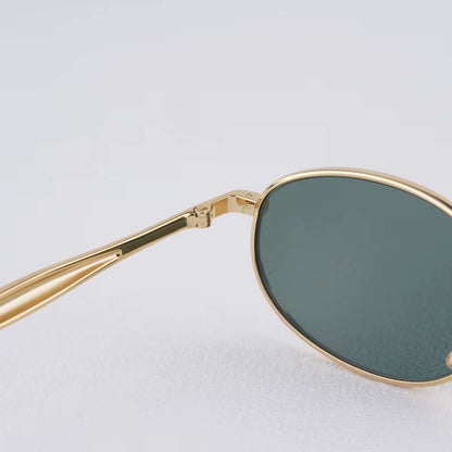 2025 Small Oval Luxury Brands Vintage Sunglasses
