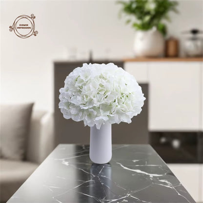 10PCS Artificial Hydrangea Flower Heads