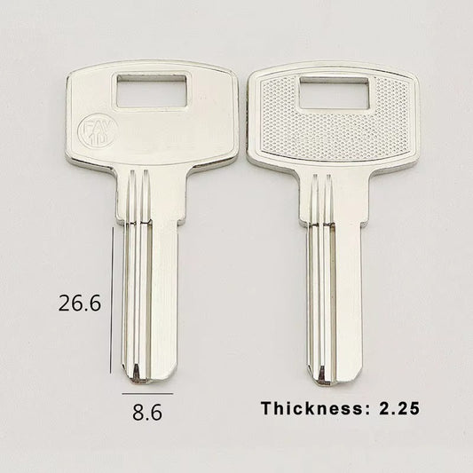 10 PCS/LOT Commonly used key blank FAV1D Baili double slot key blank