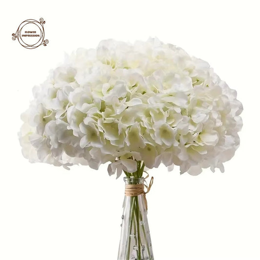 10PCS Artificial Hydrangea Flower Heads