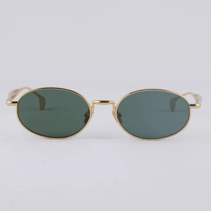 2025 Small Oval Luxury Brands Vintage Sunglasses