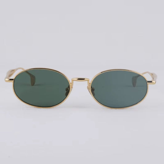 2025 Small Oval Luxury Brands Vintage Sunglasses
