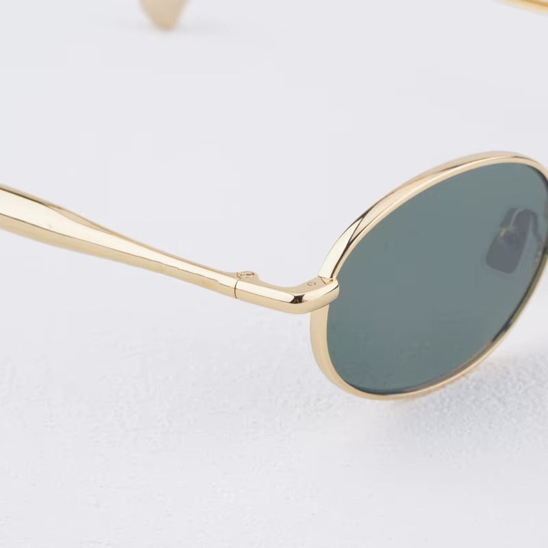 2025 Small Oval Luxury Brands Vintage Sunglasses