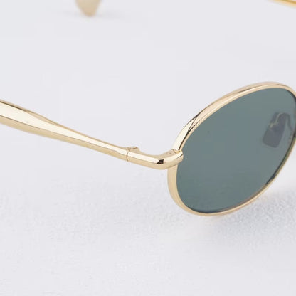 2025 Small Oval Luxury Brands Vintage Sunglasses