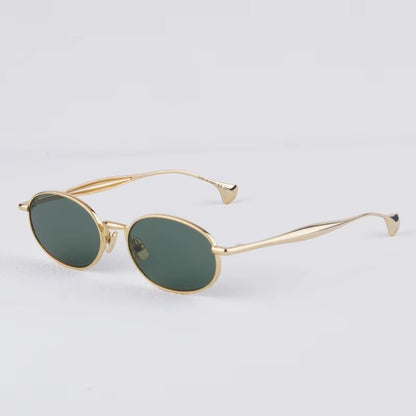 2025 Small Oval Luxury Brands Vintage Sunglasses