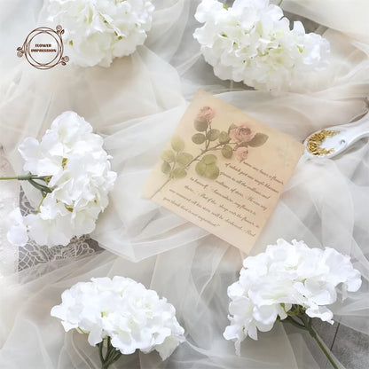 10PCS Artificial Hydrangea Flower Heads